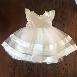Brand New Baby Girl White Dress